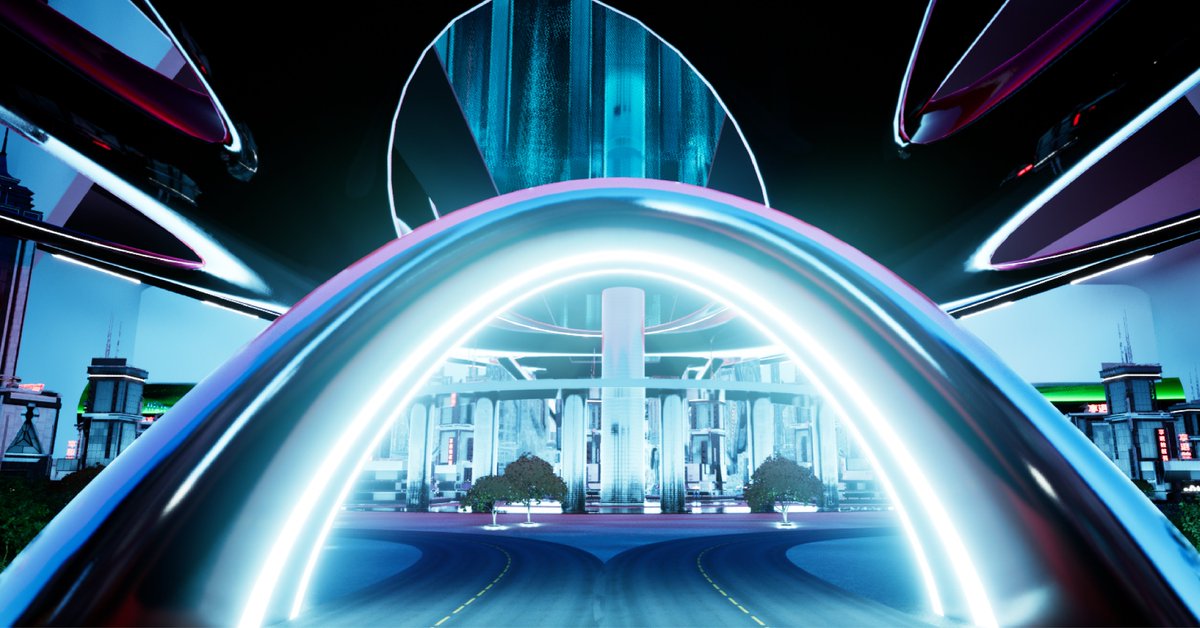 thelootverse's tweet photo. The Einvaldi Bridge, situated in Einvaldi City, is a large and multifunctional structure. Not only does it provide structural support for the Einvaldi spaceport, but it also provides lighting for the city below. #VirtualReconstruction #SpacePort #ParallelWorldExploration https://t.co/JYEh7nYG8d