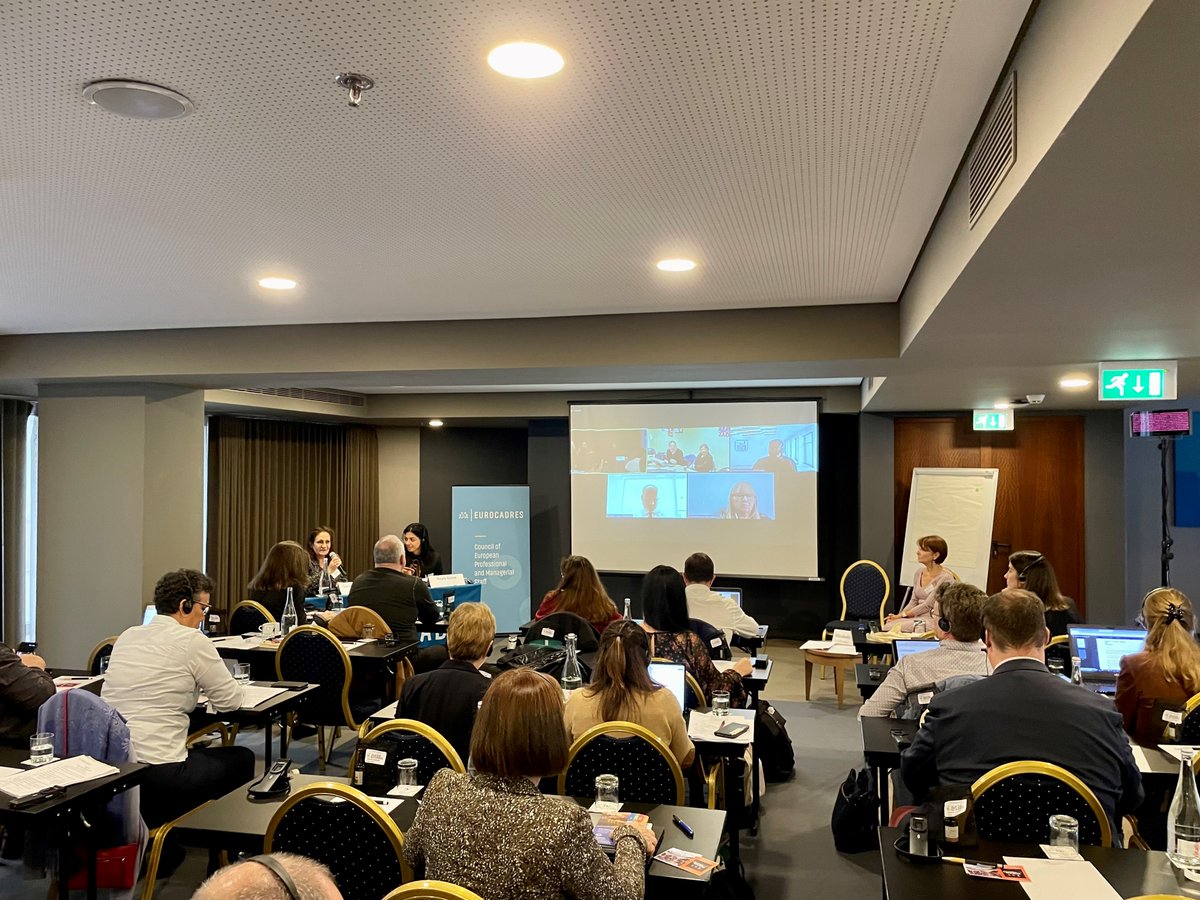 🇪🇺🤝🇵🇹 Our general assembly is underway in Porto! A massive thanks to colleagues at <a href="/UGT_Portugal/">UGT</a> for hosting us this year, and for kicking-off our discussions with an excellent intervention from President Lucinda Dâmaso