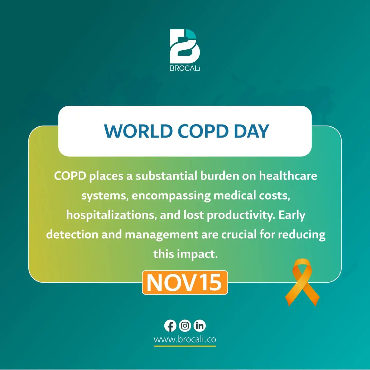 BrocaliMed's tweet photo. Breath is a gift, not a guarantee. Let's raise awareness and support for those living with COPD on #WorldCOPDDay.
Every breath matters. 💙
#COPDAwareness #BreatheEasy https://t.co/U7hTNzMf5J