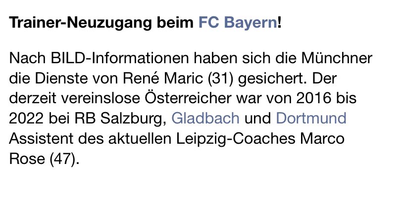 Ich ahne nichts Gutes #RBL #Rose #Eberl #Maric