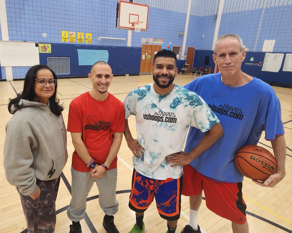 NJLadiesHoops's tweet photo. The journey of @ushoops (Hoops America) here in NJ
has been going on successfully for decades.

Led by the immensely talented and loyal Quad Squad of 
coaches (L-R) include :

@coachamanda2303 
@InRomanWeTrust 
@Mai_EMS 
Tom Flaherty

25 Ladies Monday night: Fun

Remembering Rich https://t.co/R0nsWdBiHs