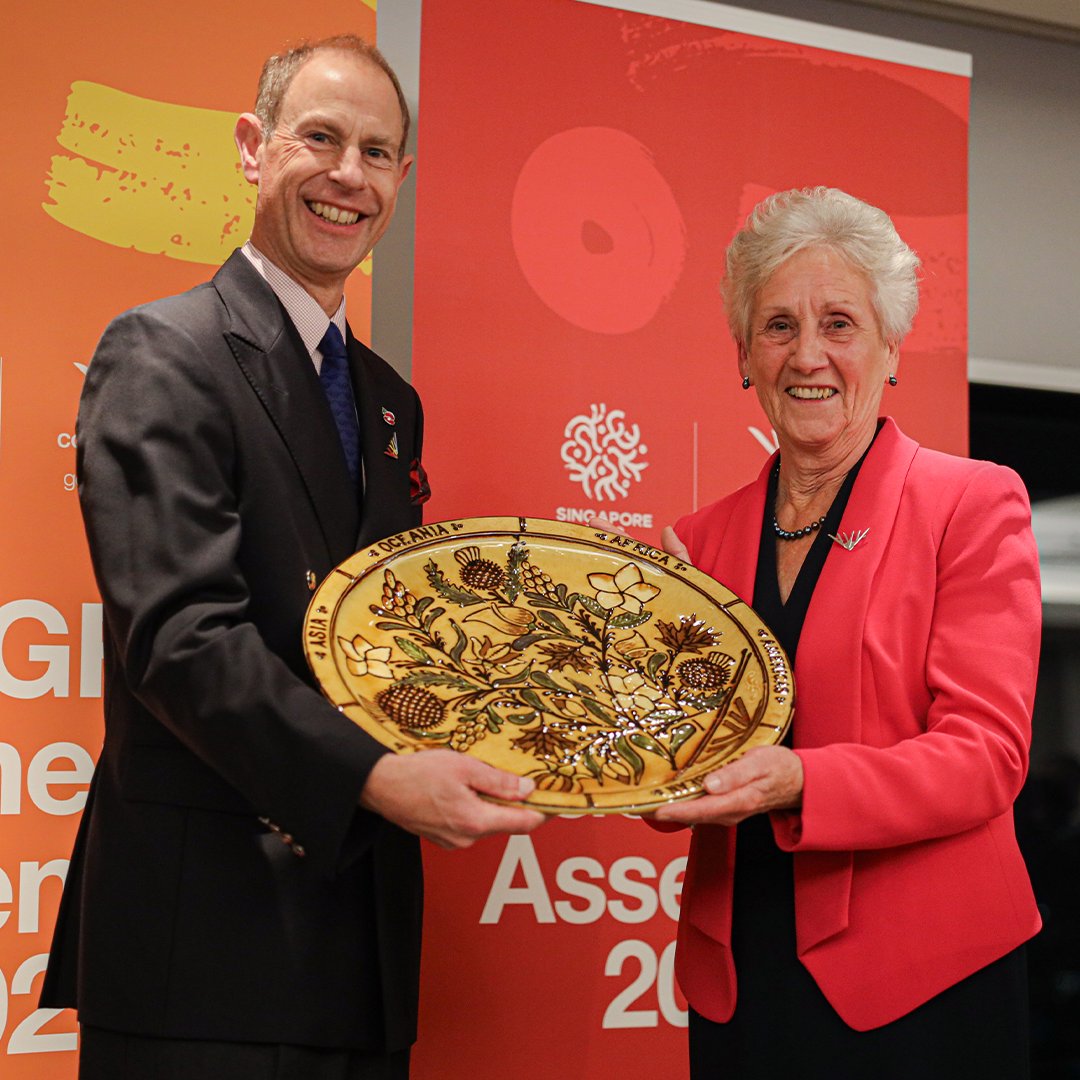 We were delighted to host His Royal Highness, Prince Edward, The Duke of Edinburgh, Vice Patron of the Commonwealth Games Federation at a reception on the eve of our General Assembly in Singapore yesterday.  

#CommonwealthSport | <a href="/RoyalFamily/">The Royal Family</a>