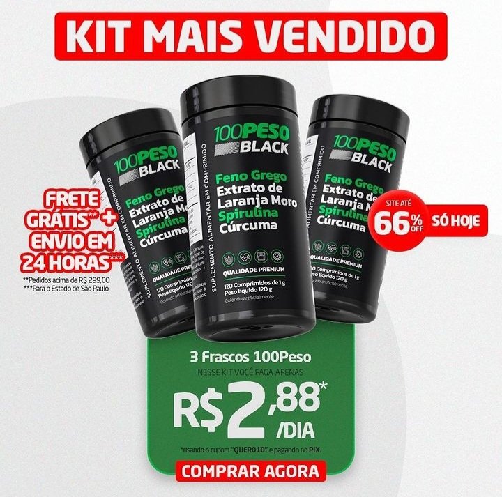 📣 LANÇAMENTO: O melhor emagrecedor do país AINDA + POTENTE!
😲 Nova fórmula 100PESO com PODER TCHAU GORDURA!

✅ Inibe o apetite e a absorção do açúcar
✅ Reduz e elimina a gordura 
✅ Desincha Acelera o Metabolismo
✅ Desintoxica 

100peso.com.br/?cupom=ADRIANA…