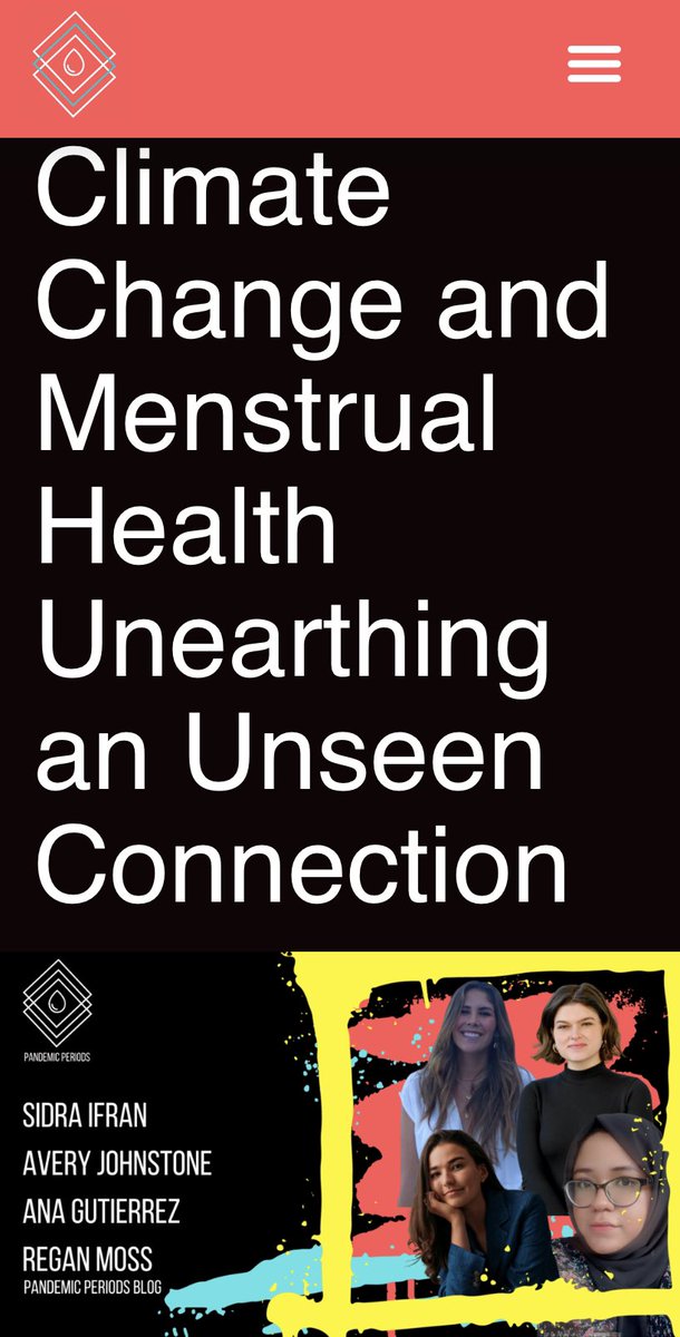 MenstrualRG's tweet photo. As we approach the 2023 UN Climate Change Conference in Dubai, we must elevate the challenges that the climate crisis will have on women, adolescent girls, and people who menstruate.

https://t.co/T8XnHXHMZF https://t.co/GIIuS0RuVT