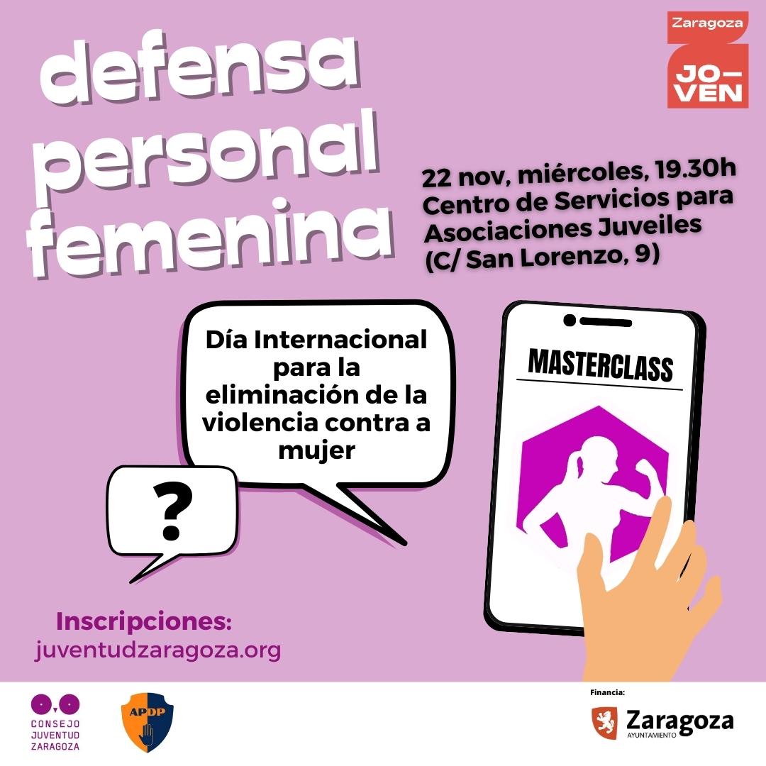 Vamos a realizar una MasterClass de 1 hora y 30 min aprox donde podréis descubrir como defenderte de una agresión y aprender técnicas y movimientos de defensa personal de la mano de AyDPZ

 forms.gle/1FAFbTpqWjzJ3Q…