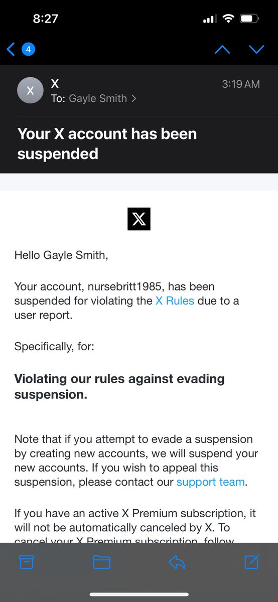 Is this spam? I’m obviously still here and, for the record, have no fake accounts.