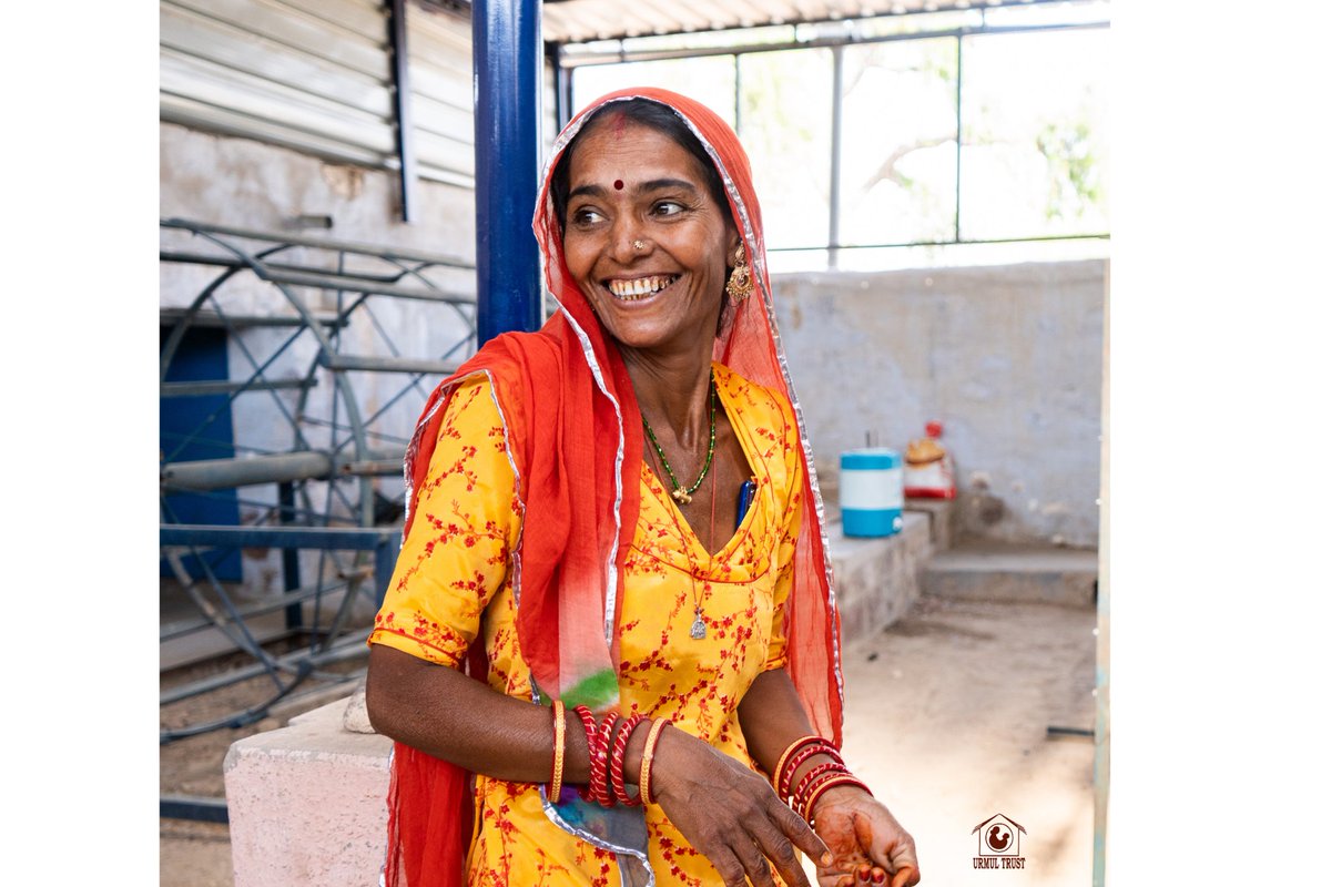 Urmultrust's tweet photo. In a world where women's voices are too often muted, her laughter serves as a powerful reminder of the innate resilience and strength present in every individual. Urmul Trust has played a pivotal role in not only amplifying her laughter but also nurturing her unique talent. https://t.co/D3BSTTMWnY
