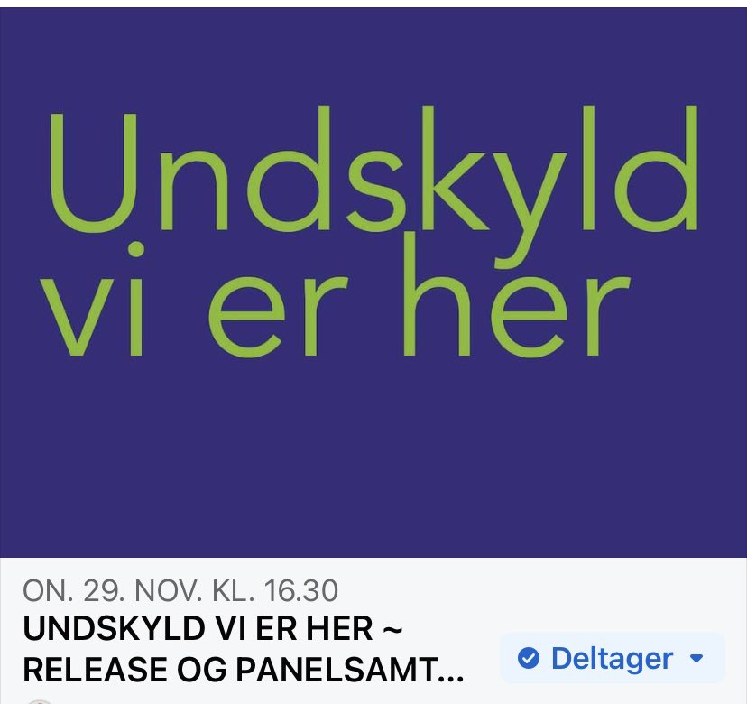LylloffMonica's tweet photo. Den fedeste samtale kan følges, når jeg drøfter handicap med @FalsterEmil og Olivia Dahl 29/11 kl 16.30 i Kunsthal Charlottenborg. Det samtidig release af bog #undskyldvierher af @realcaspareric 🤘
Se her: https://t.co/GiZbga3XzN
#enmillionstemmer #dkpol #dkhandicap #dkmedier https://t.co/fuyjDPZqvD