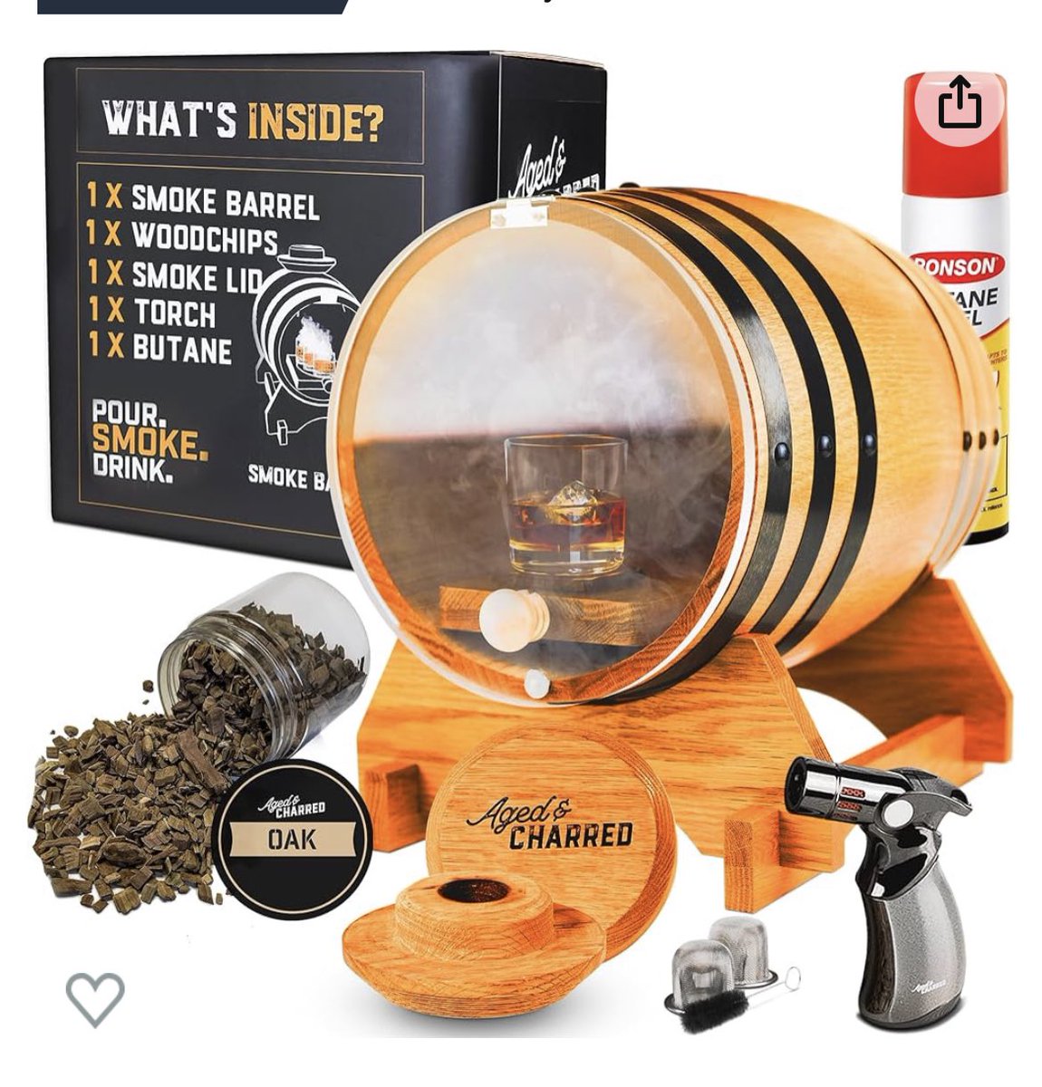 WicklessMnm's tweet photo. Old Fashioned Cocktail Kit for Whiskey, Bourbon & More - Premium Barrel Set, USA Oak - Cocktail Smoker Kit with Torch - Bourbon Gifts for Men - Gifts from Wife, Daughter, Son (with Butane) https://t.co/MFqsLXC648 #whiskey #Smokers #enhance #drinking #fyp #viral #funtime #pourit https://t.co/snprbAHL9A