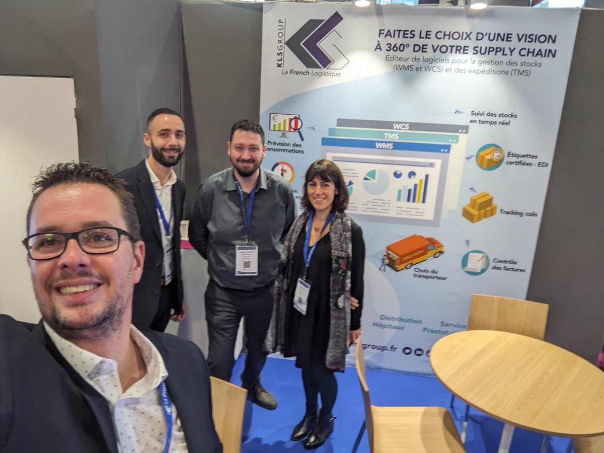 KLS GROUP (@klsgroup) on Twitter photo 🌟 Dernier jour du salon Supply Chain Event !
Notre équipe vous attend stand D09 pour échanger sur vos projets de transformation logistique #WMS, #TMS et #WCS.
📅 14 & 15 novembre 2023
📍 Paris - Porte de Versailles, Pavillon 5.2 & 5.3
#SCE #supplychain #optimisationlogistique 🌟 Dernier jour du salon Supply Chain Event !
Notre équipe vous attend stand D09 pour échanger sur vos projets de transformation logistique #WMS, #TMS et #WCS.
📅 14 & 15 novembre 2023
📍 Paris - Porte de Versailles, Pavillon 5.2 & 5.3
#SCE #supplychain #optimisationlogistique