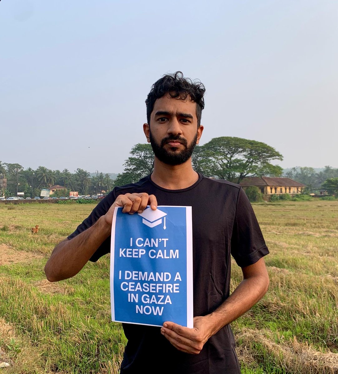 visvak's tweet photo. When a student is selected for the Chevening scholarship, they are encouraged to post a picture of themselves holding a poster with the caption “I can’t keep calm, I’ve been chosen for Chevening.” It's a clever marketing strategy drawing on the "keep calm" meme. Thread. https://t.co/uulOxCVfyD