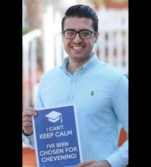 visvak's tweet photo. When a student is selected for the Chevening scholarship, they are encouraged to post a picture of themselves holding a poster with the caption “I can’t keep calm, I’ve been chosen for Chevening.” It's a clever marketing strategy drawing on the "keep calm" meme. Thread. https://t.co/uulOxCVfyD