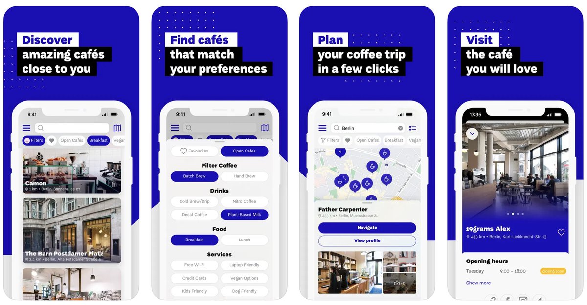 radekmika's tweet photo. 📢 Attention Coffee Lovers at #WebSummit2023

Craving a fantastic cup of coffee in Lisbon? We’ve got you covered! The @EuroCoffeeTrip app ☕️📱, built by @cookielab, will help you to discover specialty cafes worth visiting. 

️📲 Download the app now: https://t.co/Sg0JPAWDXn https://t.co/loqJYm4xFE