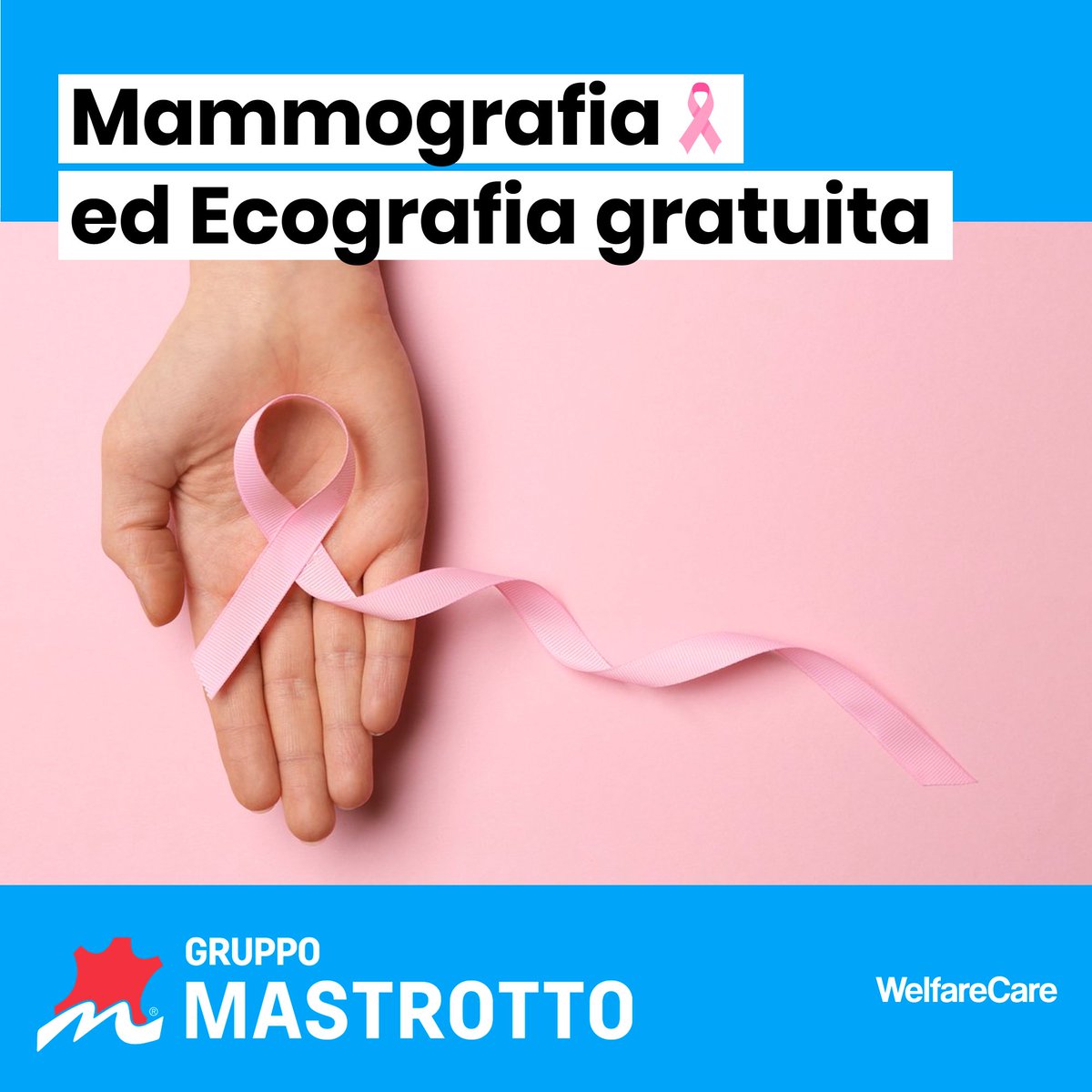 On 21-22 November 2023, and then in March 2024, more than 300 female workers of our Group will be able to to undergo free examinations for the prevention of breast cancer. The corporate welfare initiative for the wellbeing of employees is supported by WelfareCare Società Benefit.
