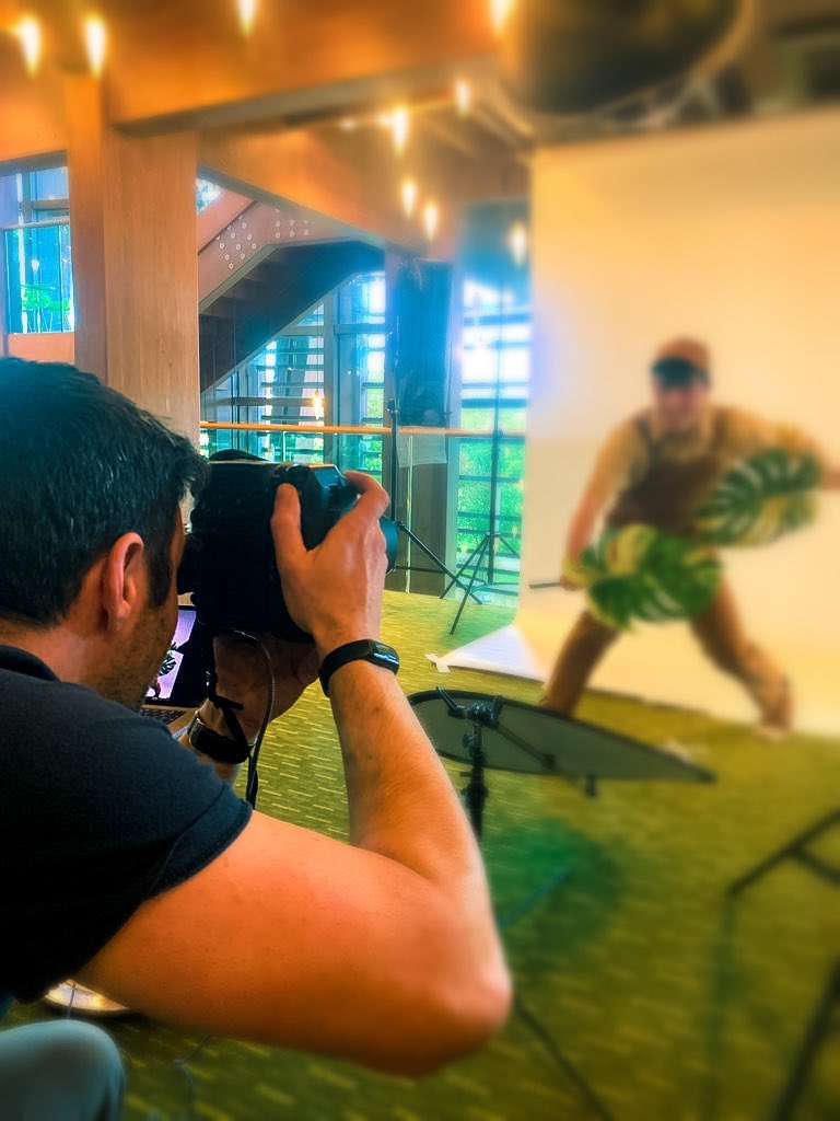 It’s a special day in the jungle… photoshoot time! 🌿 📸 @PhilTragenPhoto #MadagascarMusical