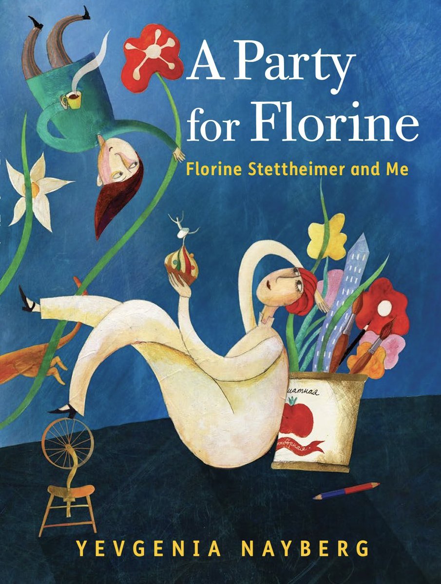 Cover reveal! Meet my new book, A PARTY FOR FLORINE, coming to you in July of 2024 from Neal Porter Books. What would Florine Stettheimer do?, I ask myself every day and so should you! Available for pre-order everywhere. #picturebook #coverreveal #stettheimer #jewishjoy