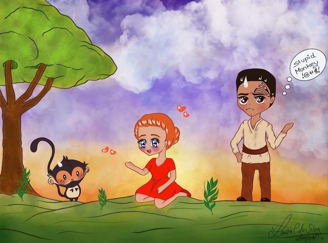LoreleyArt89's tweet photo. 🐒stupid monkey🐒
@TheKateMulgrew
@robertbeltran74
#chibiart #startrekvoyager #trekkie #jcer https://t.co/UIjK8nAWD0