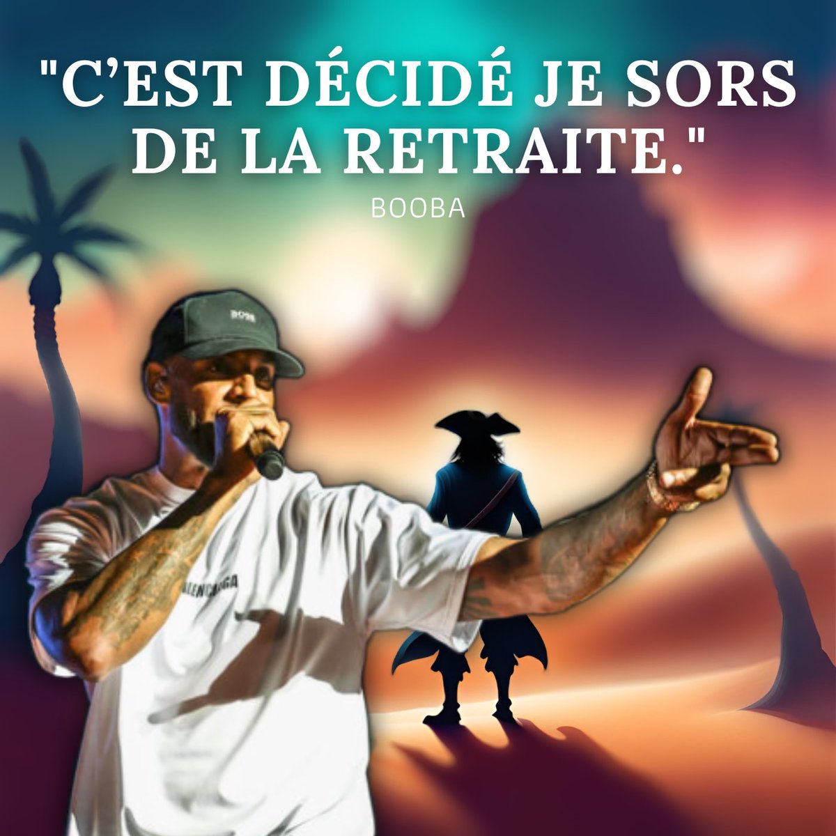 SurdezFlorent's tweet photo. « C’EST DÉCIDÉ JE SORS DE LA RETRAITE »
BOOBA
@booba Cool un album prévu ducoup ?
LPNJF🏴☠️🏴☠️🏴☠️
#Booba #retraite #fin #lpnf https://t.co/4crcezKBvH