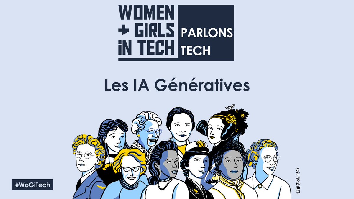 EnjoyDigitAll's tweet image. (#WoGiTech) Voici le lien de notre live 🔴 #ParlonsTech - IA Generative WoGiTech 👉 youtube.com/live/ziHI9Oqg9…

Début : 15h30 🕞

👋 @SANDDELA @tewoz @BNPParibas @simplonco @LaureBourgois @Inria @AlineCannesson @Marie_Jad @marielaffe @SPRING_LAB @Dassoniou @digital_ladies