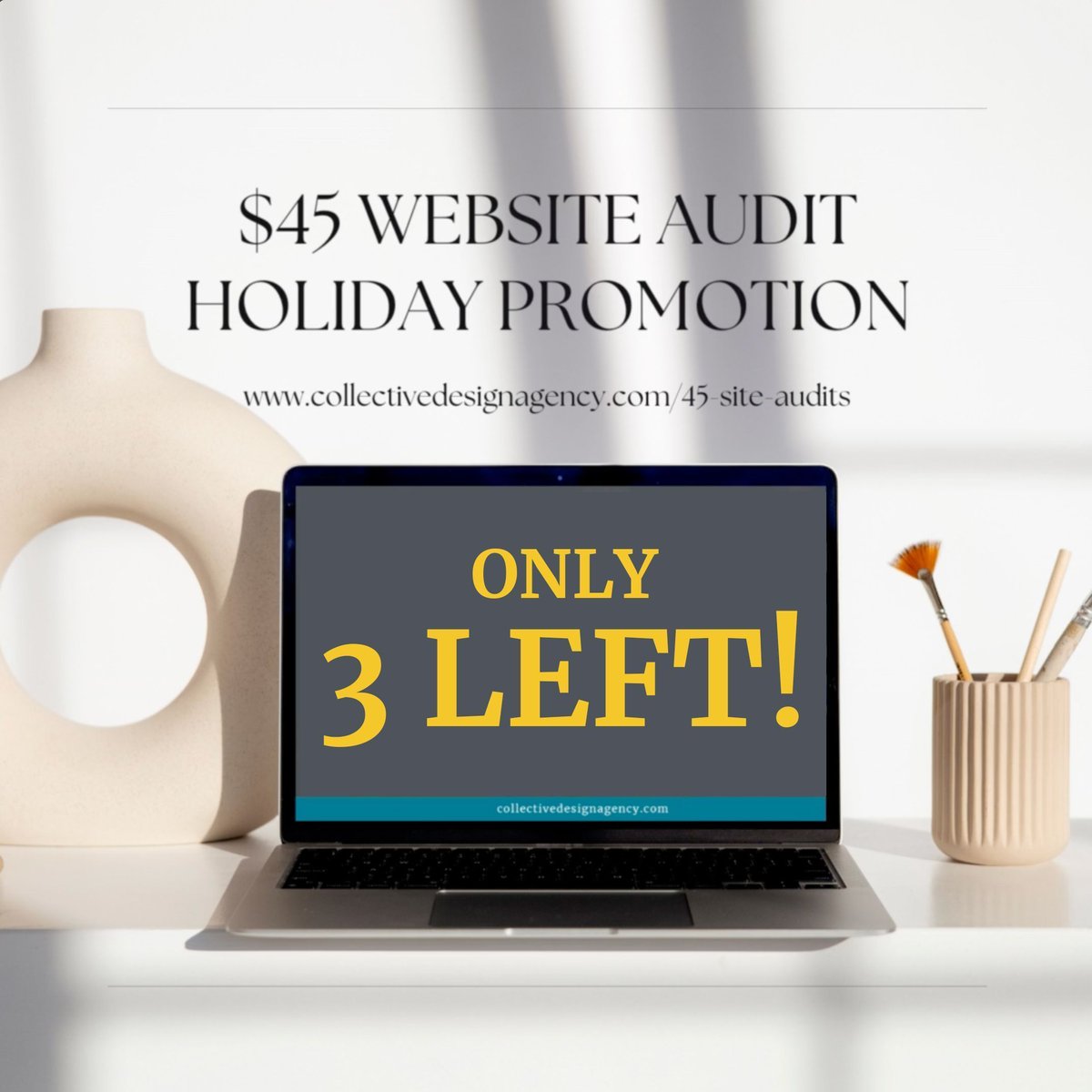 collective_dsn's tweet photo. WOW! We sure didn't expect this kind of response in just a short time, but there are only 3 audits left at the $45 promotional rate. Does your website need one?
https://t.co/MndpGyMZtB 
.
.
#websiteaudits https://t.co/2q7BlTqibL