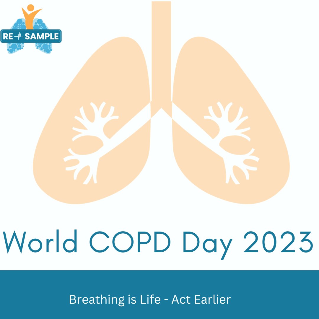 resample_h2020's tweet photo. Today is #WorldCOPDDay 
This year's theme is: Breathing is Life - Act Earlier

In @resample_h2020 we work to identify possible #predictors of disease progression &amp; exarcerbations of #COPD and other chronic diseases through the collection of #realworlddata. 

#rwd #h2020 #ehealth https://t.co/rkvmSYEhEt