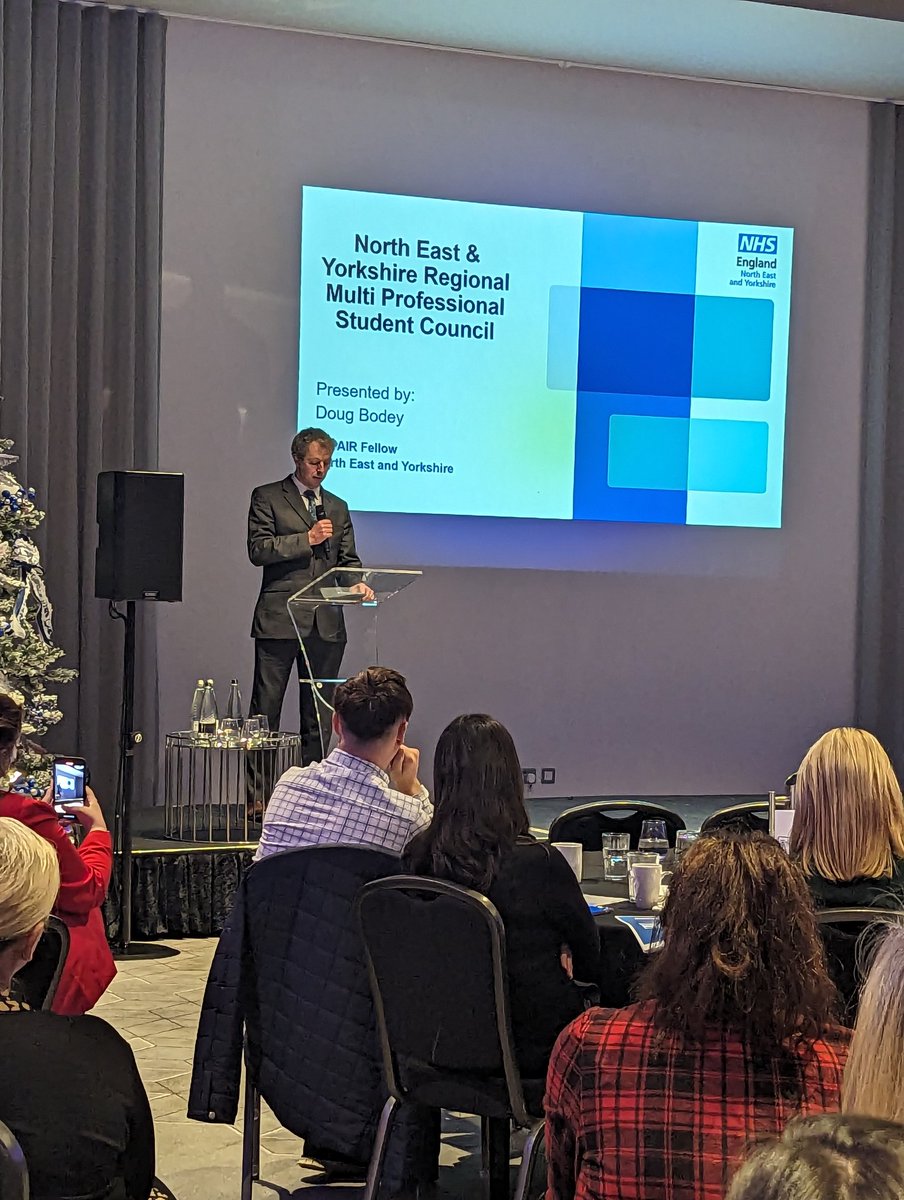 Jen14353147's tweet photo. #EELE 2023 conference. Dough Brodey presenting the work being done by the #RepairProject supporting #StudentNuses #StudentAHPs across #NENC https://t.co/GhQoSIgzrK