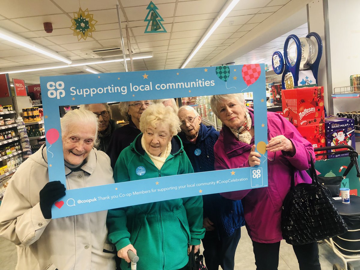 Amazing start to Celebration Week with the lovely ladies from <a href="/_bfriend/">b:friend</a> and the amazing Katie from Snap Tin Community Cafe! Thanks to all our <a href="/coopuk/">Co-op</a> members who supported these worthy causes throughout the year, we’ve raised £1271.75 for Snap Tin and £1234.31 for b:friend 👏👏