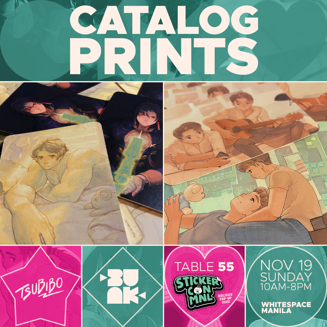 bibongtsubibo's tweet photo. Bukod sa stickers, magbenta din ako ng postcard prints, new and restocked sa Sticker Con MNL: Holiday Pop-Up 2023! If bet pareserve, DM is the key!
#StickerConMNL #StickerConMNLHoliday #StickerCon2023 @StickerConMNL https://t.co/GcUtaIY7A8
