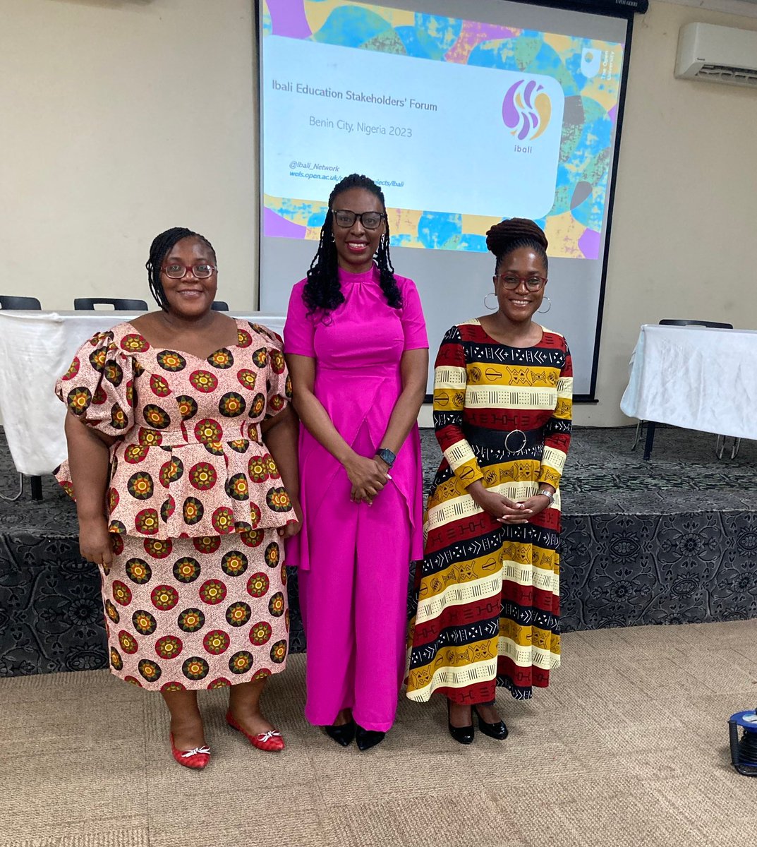 Ibali_Network's tweet photo. #Ibali Education Stakeholders' Forum in #BeninCity #Nigeria! Fantastic turnout,amazing engagement & truly important insights on #teacher prepration for greater #educational #inclusion.Brilliant facilitation by the wonderful @DrJei_nee @drjane_n @faithgagisa! @OU_CSGD @OU_ECYS https://t.co/MMPa1AlGsz