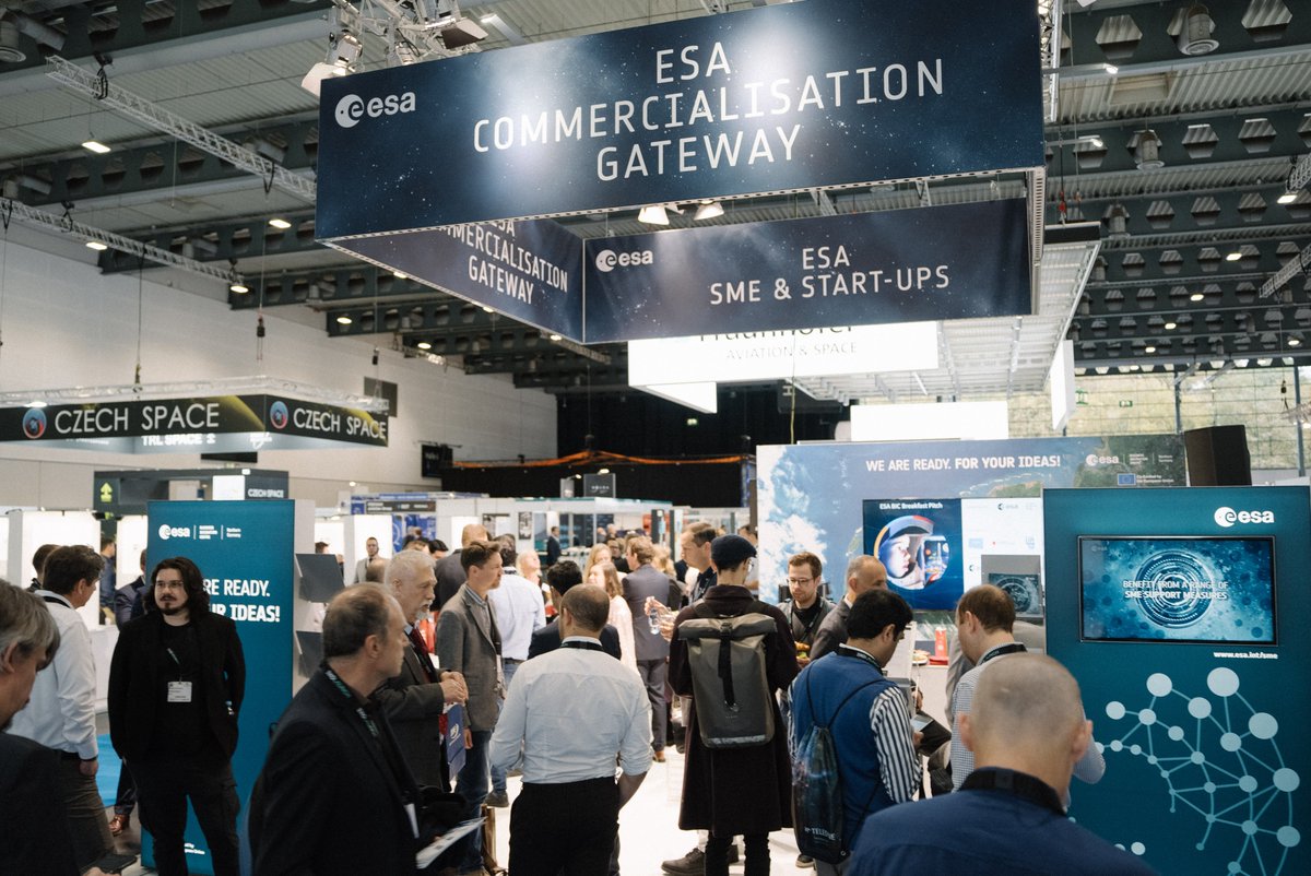 esabic_ng's tweet photo. About today 👉🏻 Breakfast #PitchSession at #SpaceTechExpoEurope in #Bremen. With an inspiring list of ESA BIC Incubatees from all over Europe.
#ste2023 #cityofaerospace #esabicng #esabic #esa https://t.co/4ek4NNOP6Q