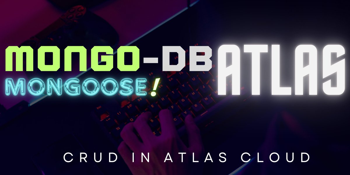 the_ibrahimhz's tweet photo. I just published MongoDB Atlas, Mongoose, CRUD App: A Step-by-Step Tutorial for MERN Learners https://t.co/Fb2sbMF2QC 
#webdevelopment #WebSummit2023 #mongodb #codebreakers https://t.co/dFjkG2FEED