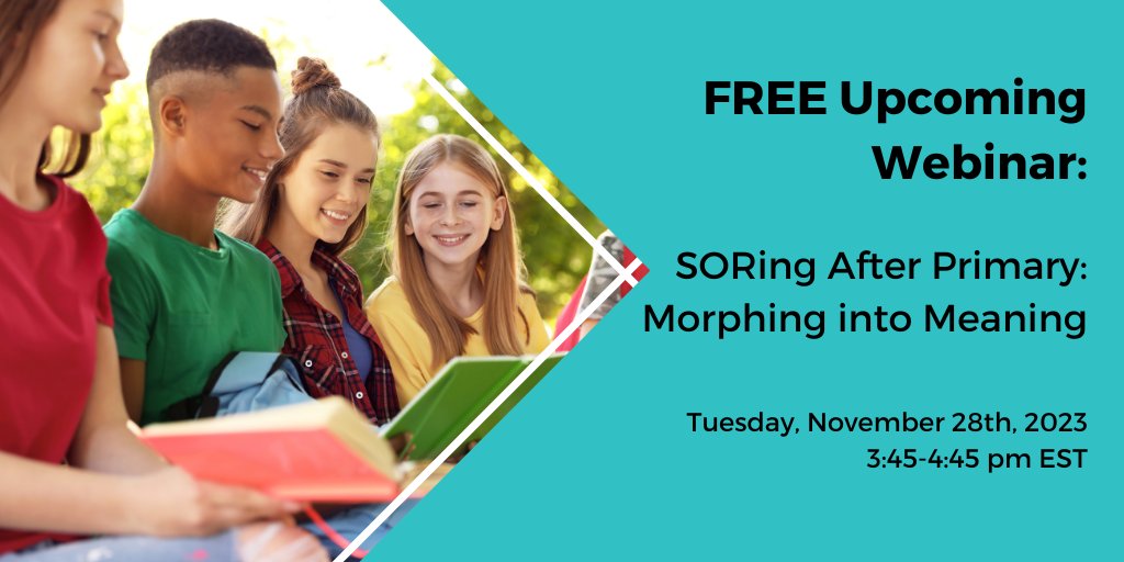 LDatSchool's tweet photo. One week left before our #LDwebinar! SORing After Primary – Morphing into Meaning. 
Anne-Marie Spence and Karyn Bruneel will further develop an understanding of literacy instruction.
Register here: https://t.co/Wm9vVHtitE https://t.co/5NKYxdFrdn