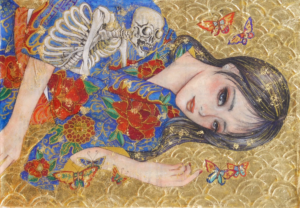 「より様々な和装を描いてみたいと思っています。 #着物の日 」|森田悠介のイラスト
