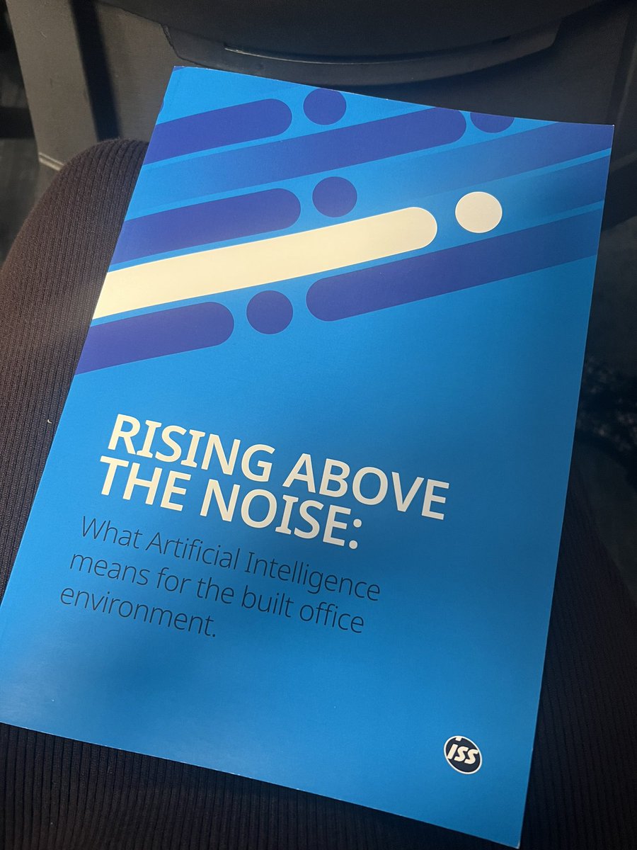 Speaking today at the #IWFMLondonConf2023 launching our brand new white paper Rising Above The Noise: What AI means for the built office environment #facman #oneiss #peoplemakeplaces