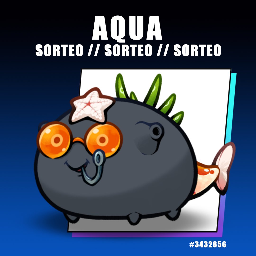 Nuestro jugador y CC <a href="/SonLenonidas/">Sonle</a> se porto y nos dio 2 Axies para sortear esta semana!

Si quieren participar solo tienen que:
-Dar RT a este Tweet
-Seguir a <a href="/HuruGaming/">Huru Gaming</a>  y a <a href="/SonLenonidas/">Sonle</a> !

Sorteamos el viernes!