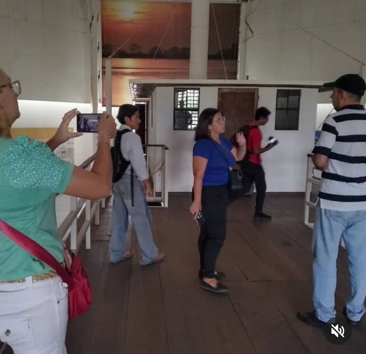 Cpset Don Samuel visitó el Museo de los Llanos (@amigosdelmulla), para realizar registro fotográficos que se utilizarán  para  una visita virtual. El objetivo  es difundir y dar a conocer la réplica en tamaño real del barco a vapor Masparro  que se exhibe en este museo.