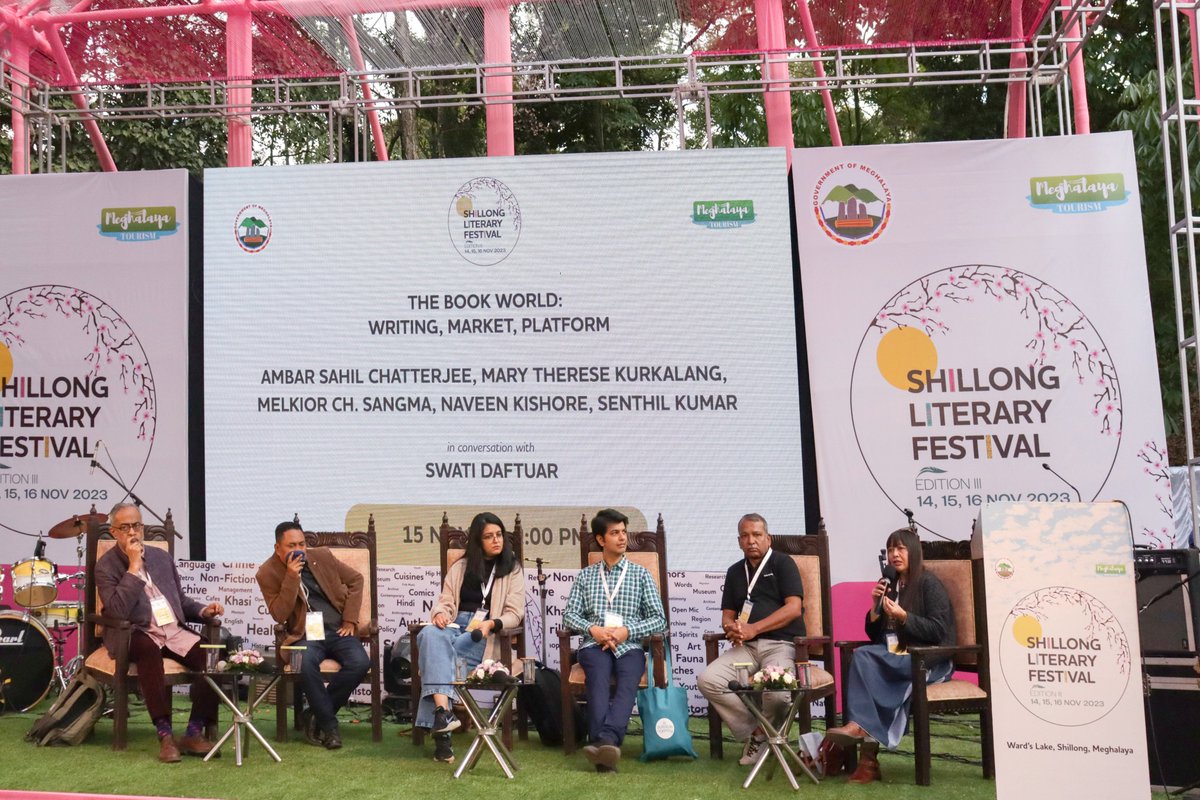 Glimpses of the second day of the Third Edition of the Shillong Literary Festival.
Come be a part of the exquisite finale tomorrow!

#LiteraryFestival #Meghalaya #CherryBlossom #Literature #Learning #Festival #BookReader #Books #publishedauthor #WanderLust #TravelTheWorld