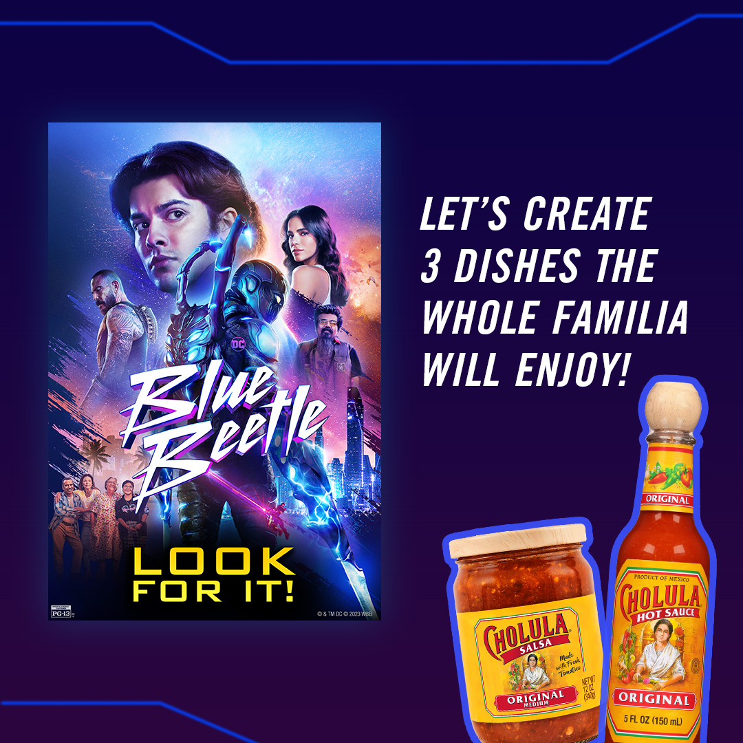 McCormick Corporate (@mccormickcorp) on Twitter photo .<a href="/CholulaHotSauce/">Cholula Hot Sauce</a> is celebrating the release of <a href="/BlueBeetle/">Blue Beetle</a> with a few authentic Mexican recipes the whole familia will love and a special sweepstakes! See the collection of recipes and learn more about the partnership: ow.ly/BMHY50Q7SoC .<a href="/CholulaHotSauce/">Cholula Hot Sauce</a> is celebrating the release of <a href="/BlueBeetle/">Blue Beetle</a> with a few authentic Mexican recipes the whole familia will love and a special sweepstakes! See the collection of recipes and learn more about the partnership: ow.ly/BMHY50Q7SoC