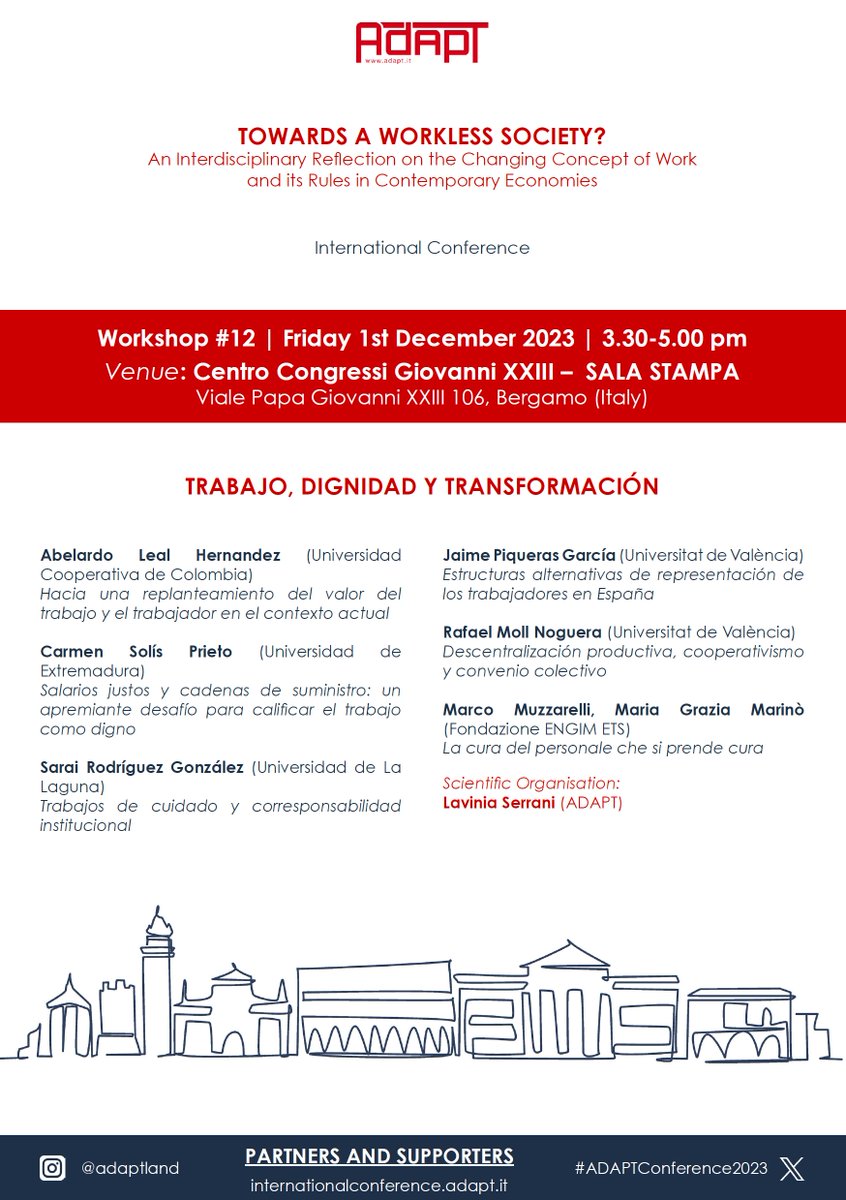 FondazioneENGIM's tweet image. ENGIM è alla #ADAPTConference2023 con la sua esperienza in tema di cura del personale che si prende cura.