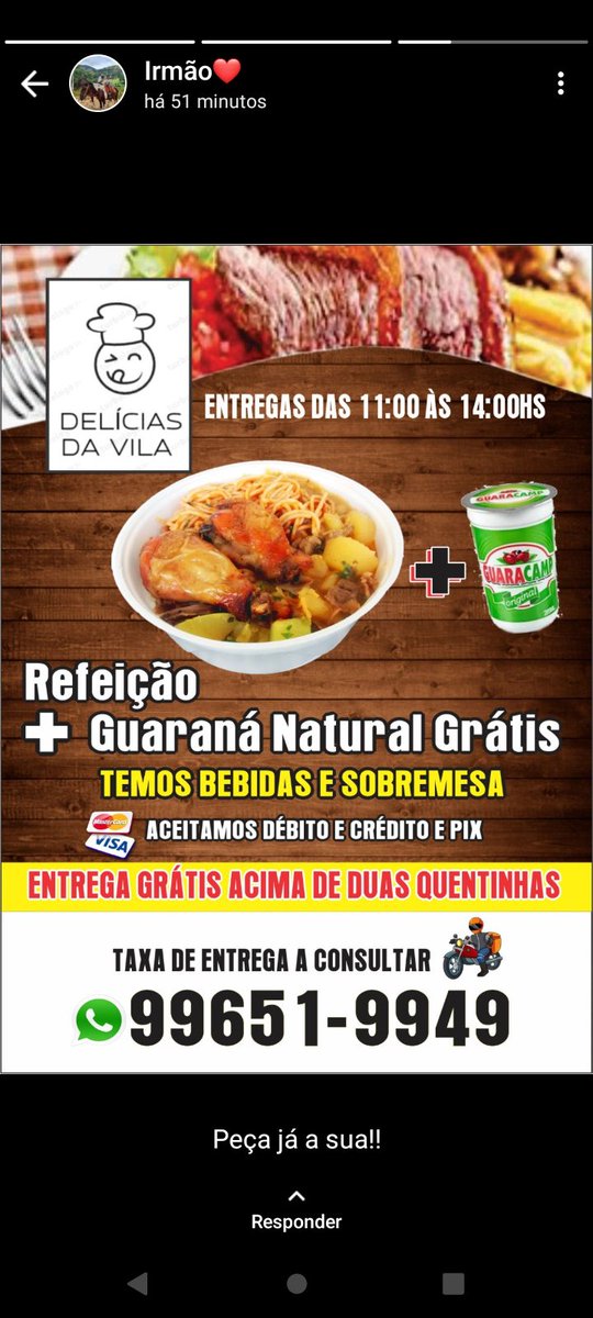 AngelaM35224174's tweet photo. Faça seu pedido 😋 https://t.co/rNzVGjzeaB