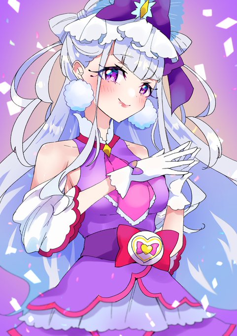 18人目 キュアアムール
 #プリキュア全員描けるかな 