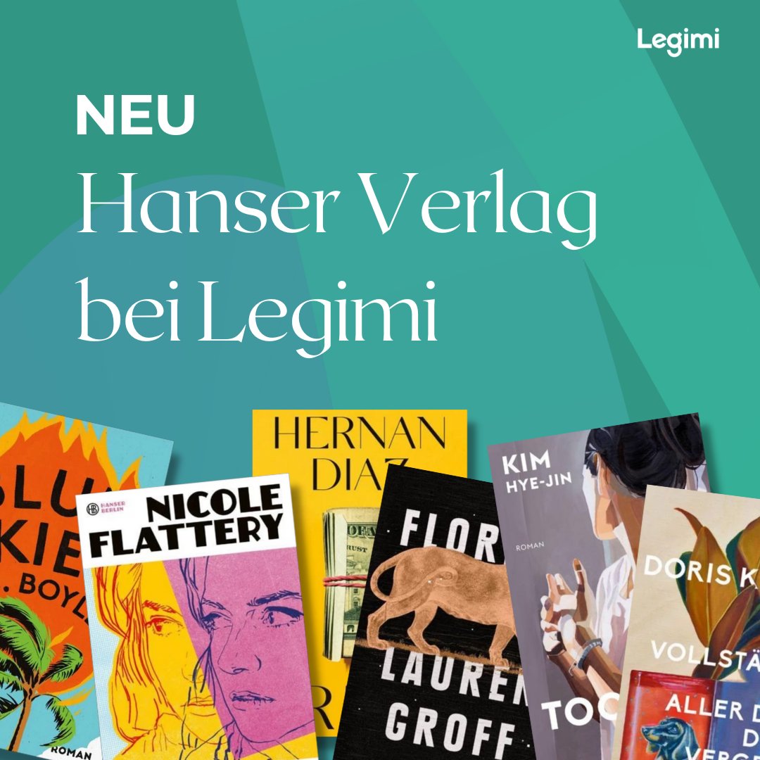 Jetzt neu: E-Books aus dem Hanser Verlag bei Legimi entdecken! 🎉🙂

Zu den Büchern: legimi.de/katalog/hanser…