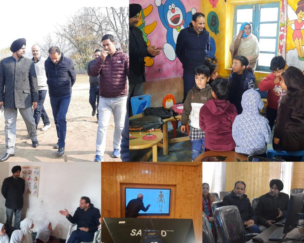 BaramullaCeo's tweet image. Special Sec.(SED)Naseer sb visited Bla today assessed acad.operations at Frasthar, KhawajbaghMS &amp;amp;HS, emphasizing competency development.Later,he explored the #Digitalstudio #TIC @ CEO&apos;s office, gaining insights into online broadcasting &amp;amp;videolect.recordings @AlokKum36531399