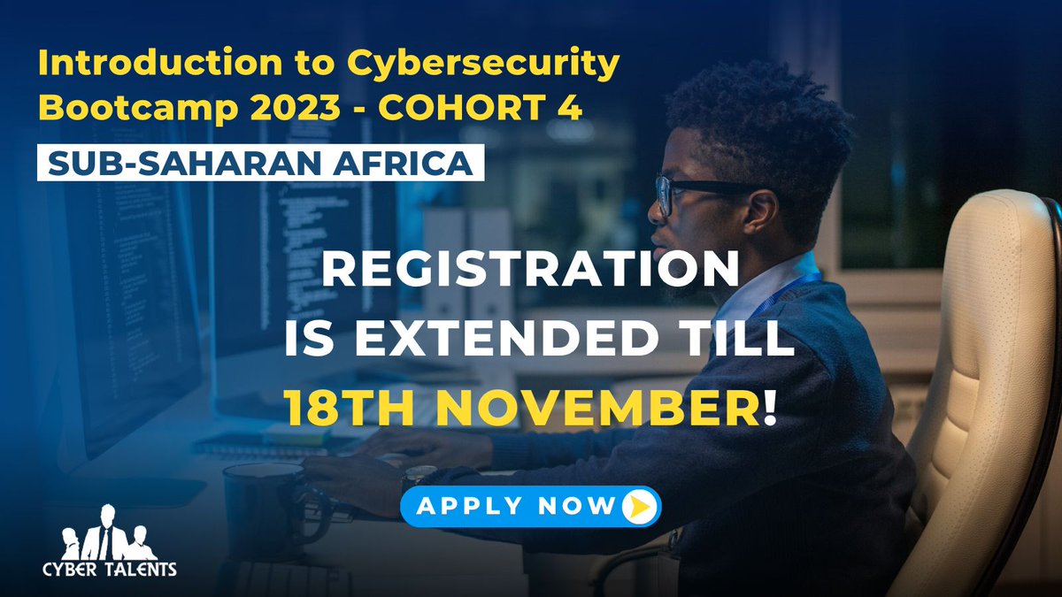 Cyber_Talents's tweet image. If you haven&apos;t applied yet, you still have time to join us! 
All you need to do is complete Certified Linux Practitioner Course on CyberTalents &amp;amp; finalize its challenges: buff.ly/3LecvmN

🔴Know more info &amp;amp; Register now: buff.ly/3MxOSZt 

#Bootcamp2023 #Cohort_4