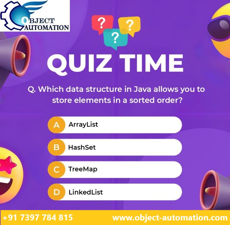 Do you think you know everything about Java? So let's take a test of it.

Evaluate your Java programming knowledge by participating in our career-oriented quiz!
#ObjAuto #JavaQuiz  #JavaSkillsTest #JavaProficiency #JavaLearning #CodeQuiz #JavaChallenge #TechQuiz #ObjectAutomation