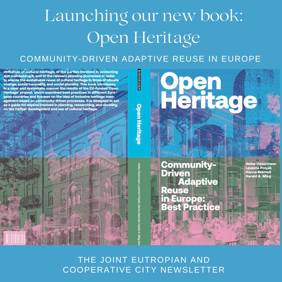 📌 Our newsletter launching the Open Heritage book is out now! 
✅ Book trailer video
✅ Vienna and Budapest book launch events
✅ Co-editor's recommendation
✅ Our industrial heritage research activities in Newcastle
✅Our trip  to India
t.ly/OFvr8