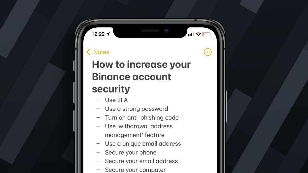 Binance tweet media