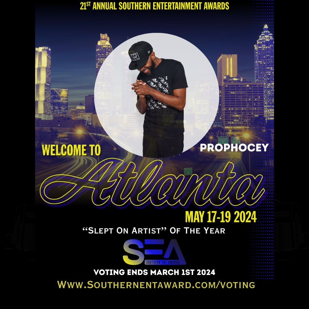 REALMUSICR's tweet photo. Give it up for the CEO and artist PROPHOCEY!! Who is nominated for "Slept On Artist of the Year" 🎊 🙌  Go place your vote now!! Link below👇 #REALMUSIC #PROPHOCEY #SEA #VOTENOW
https://t.co/lBIN5CXhht https://t.co/eWLaVNMcnD