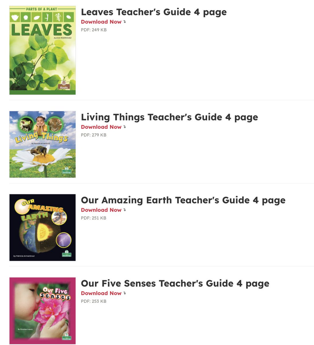 Did you know that many of Crabtree's popular titles have free downloadable teacher guides? Check them out here! ow.ly/yB8H50Q7FCg (US), ow.ly/1EzR50Q7FCh (CAN)