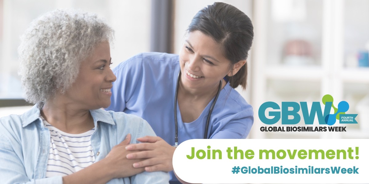 Join patients, healthcare providers, regulators, industry professionals, and healthcare systems to share the value of #BiosimilarMedicines worldwide during #GlobalBiosimilarsWeek 🌍

Visit bit.ly/GlobalBiosimil… to learn more.